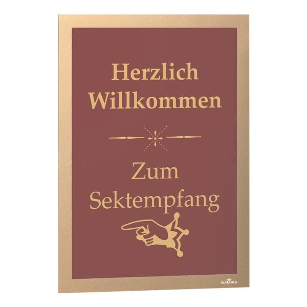 Durable Cadre d'affichage format A4  Duraframe 4872  autocollant avec recto magntique