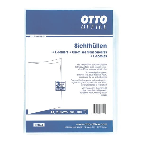 OTTO Office Chemises transparentes  Standard 