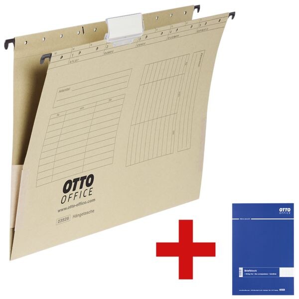 OTTO Office Pochettes suspendus avec bloc de correspondance