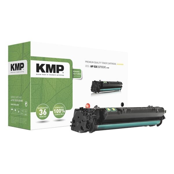 KMP Toner équivalent HP « Q7553X » 53X KMP Toner équivalent HP « Q7553X » 53X