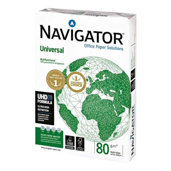 Papier imprimante multifonction A4 Navigator Universel - 500 feuilles au total Papier imprimante multifonction A4 Navigator Universel - 500 feuilles au total