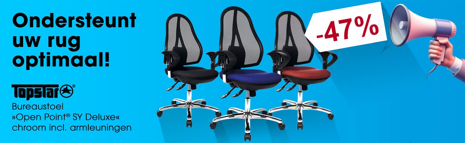 Topstar Bureaudraaistoel �Open Point SY Deluxe� met armleuningen