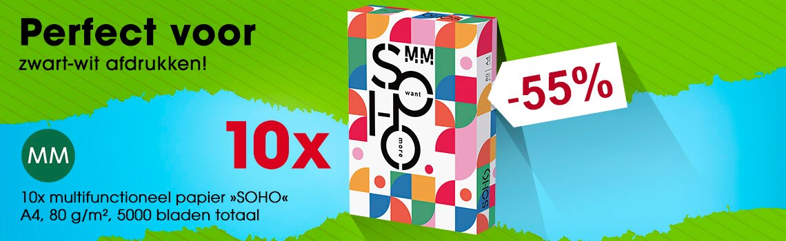 MM Board & Paper 10x multifunctioneel papier A4 »SOHO« 500 bladen