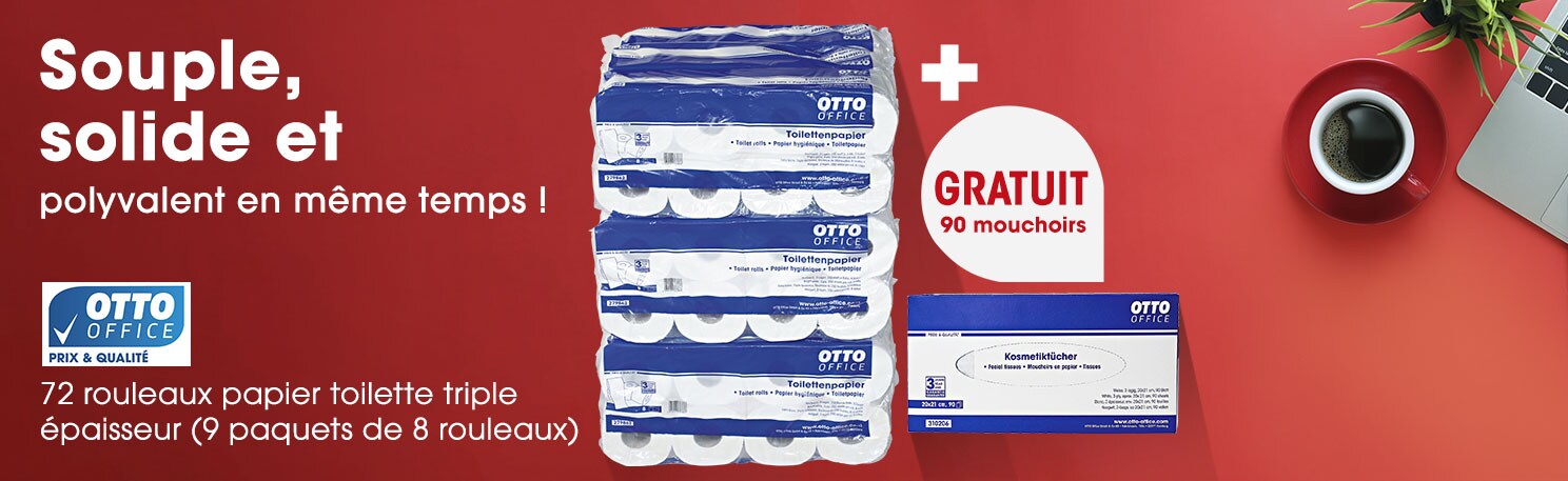 OTTO Office Papier toilette avec boîte de mouchoirs