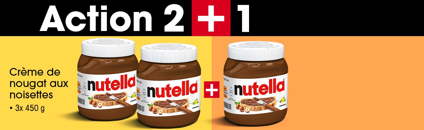 Nutella 3x crme de nougat  Nutella  450 g