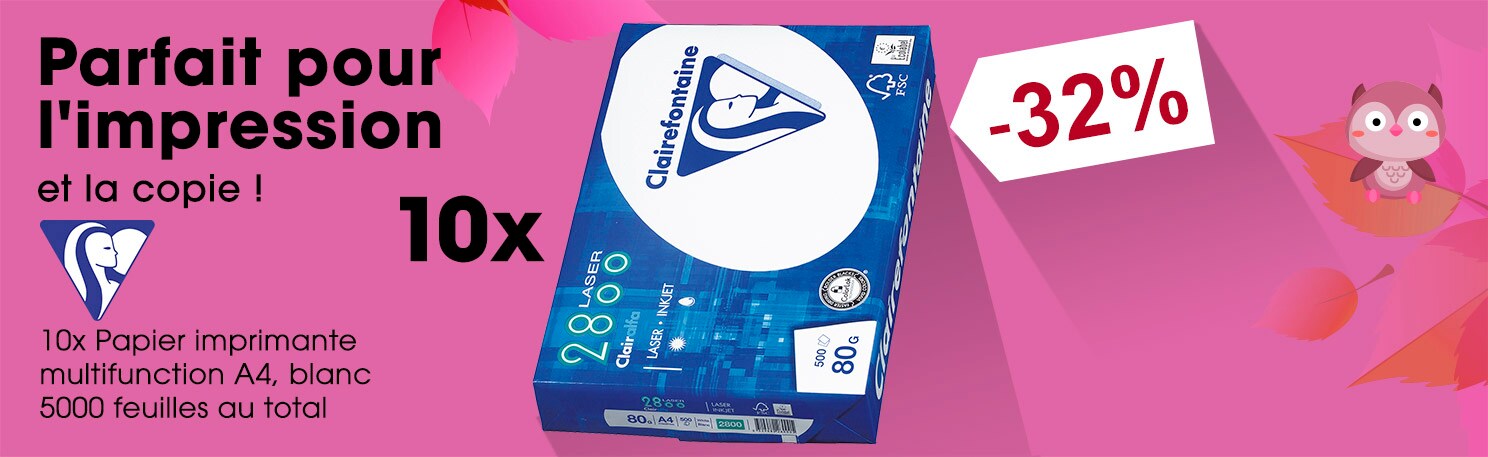 Clairefontaine 10x papier imprimante multifonction