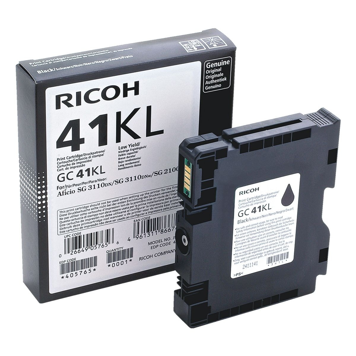 Ricoh Gel-Patrone »405765« GC41KL