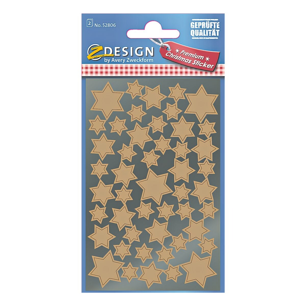 ZDesign Weihnachtssticker »Sterne«