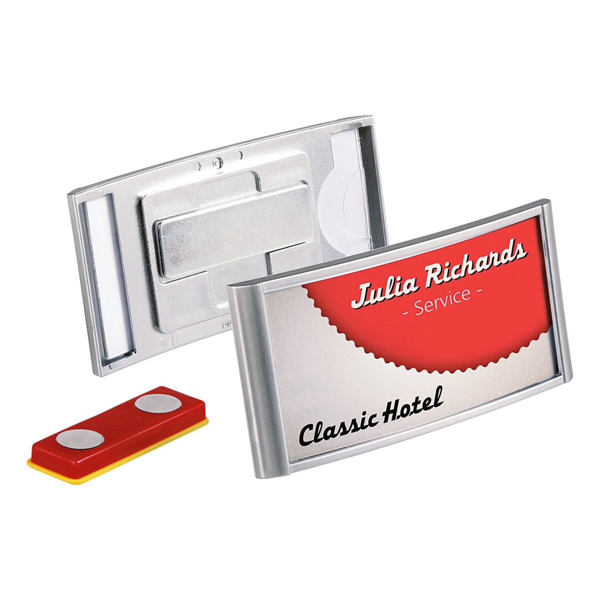 Durable Namensschilder mit Magnet »Classic« 65x30 mm