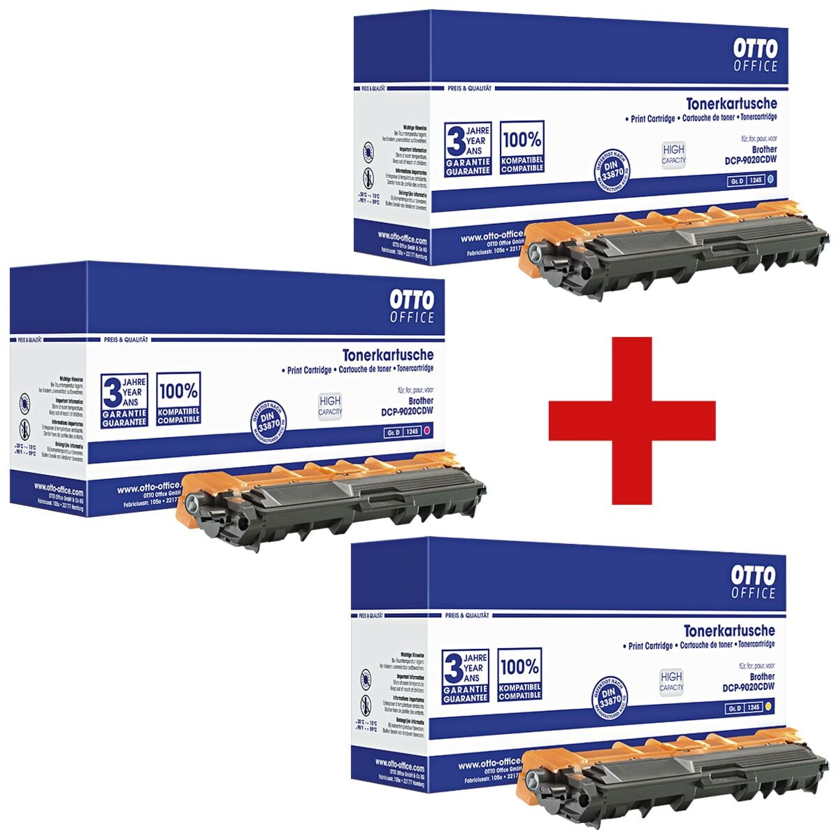 OTTO Office Toner-Set ersetzt Brother »TN-245C,M,Y«