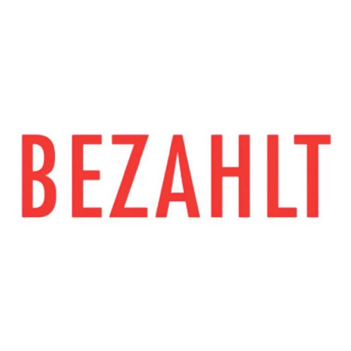 Colop Stempel BEZAHLT rot Printer 20/L selbstfärbend