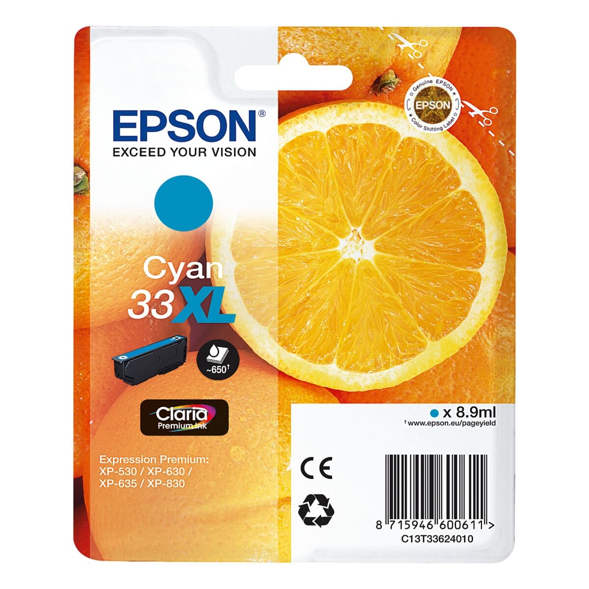 Epson Tintenpatrone »T3362XL« Nr. 33XL