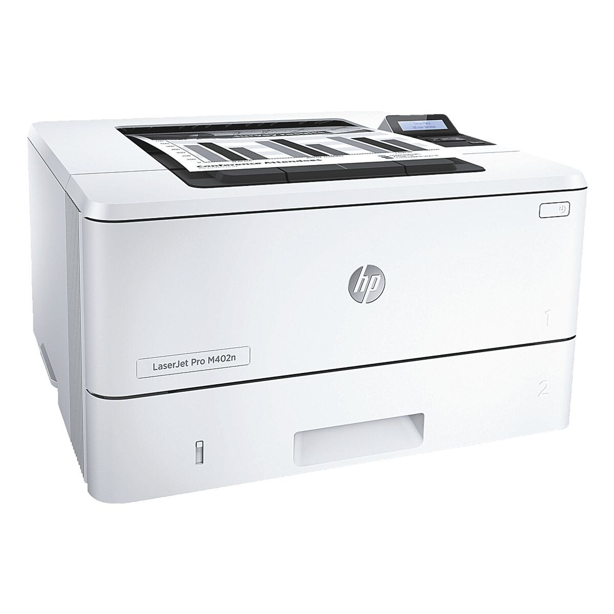 HP Laserdrucker LaserJet Pro M402n, A4 schwarz weiß Laserdrucker, 1200 x 1200 dpi, mit LAN