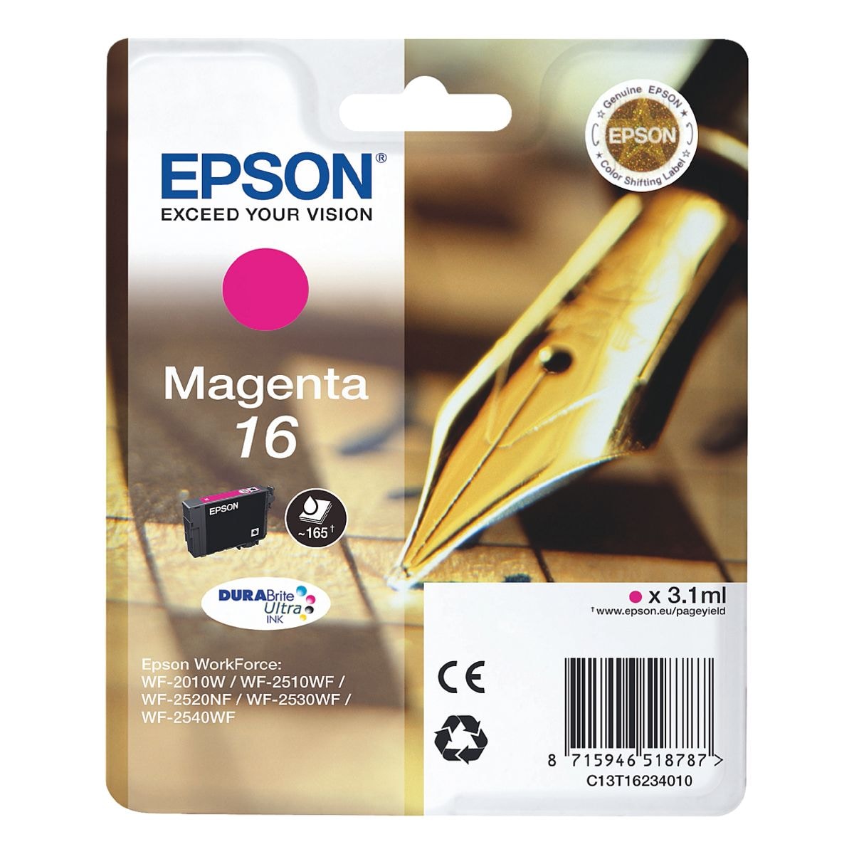 Epson Tintenpatrone »T162340« Nr. 16