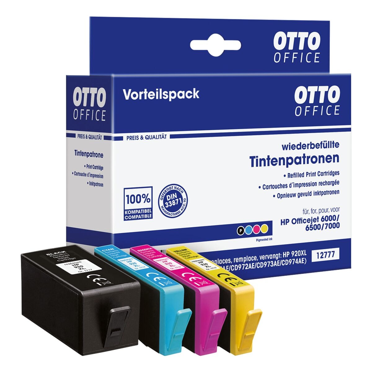 OTTO Office Tintenpatrone ersetzt HP »CH081A« Nr. 920XL BK,C,M,Y