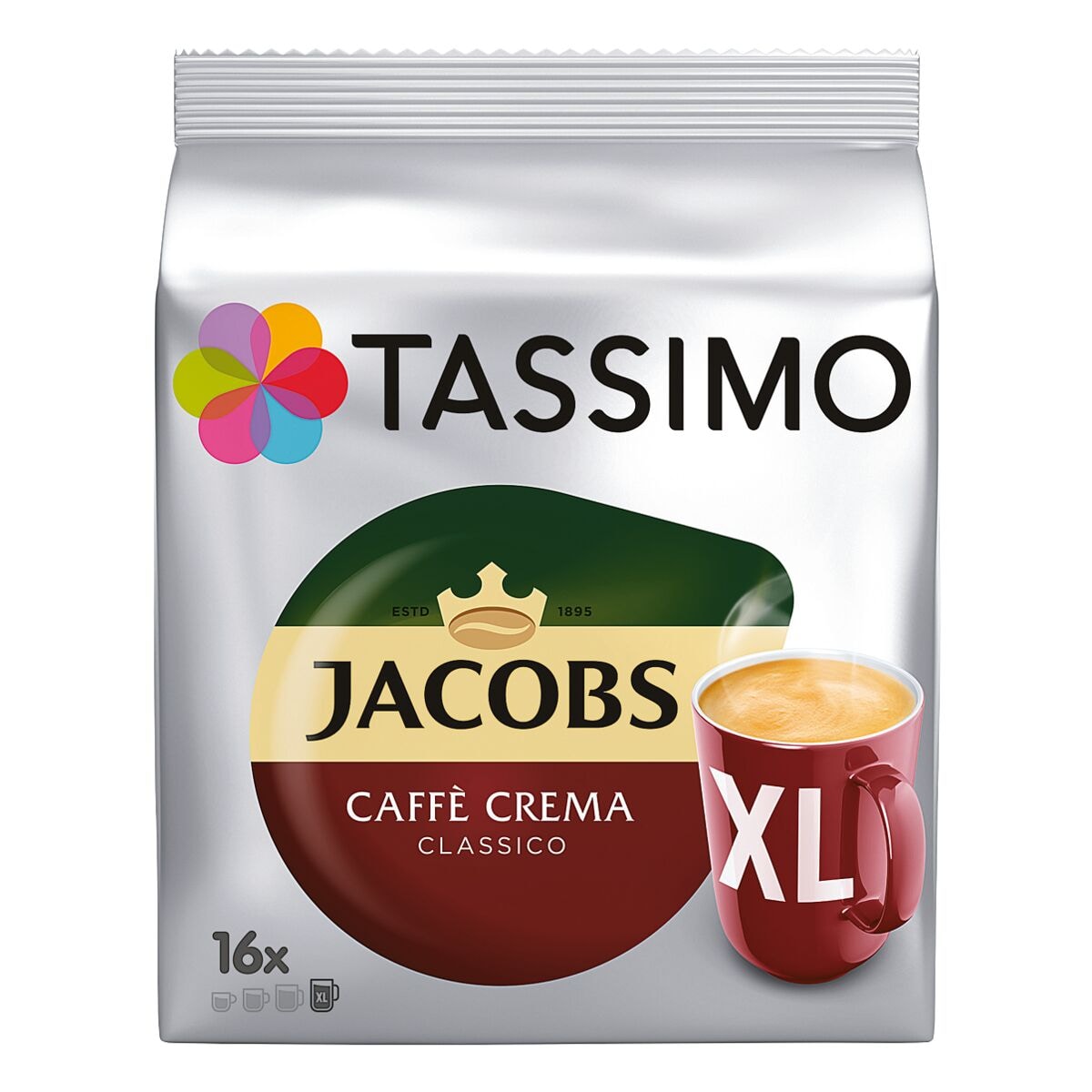 Tassimo Kaffee-Discs Jacobs Caff Crema Classico XL