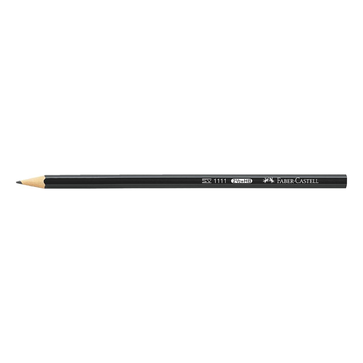 Bleistift Faber-Castell 1111, HB, ohne Radiergummi