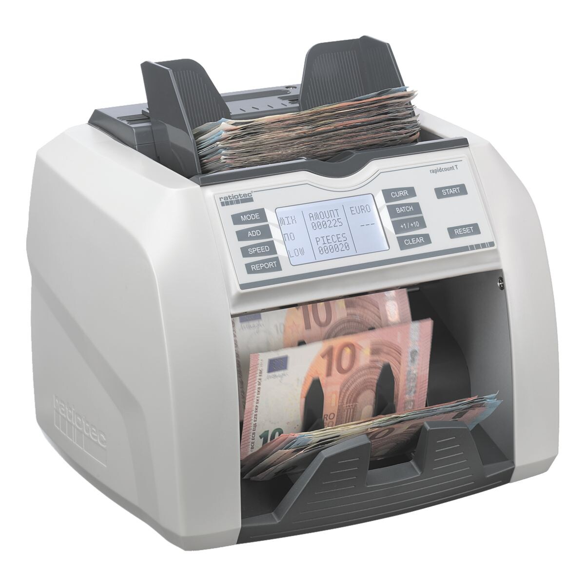 ratiotec Banknotenzählmaschine »rapidcount T 225«