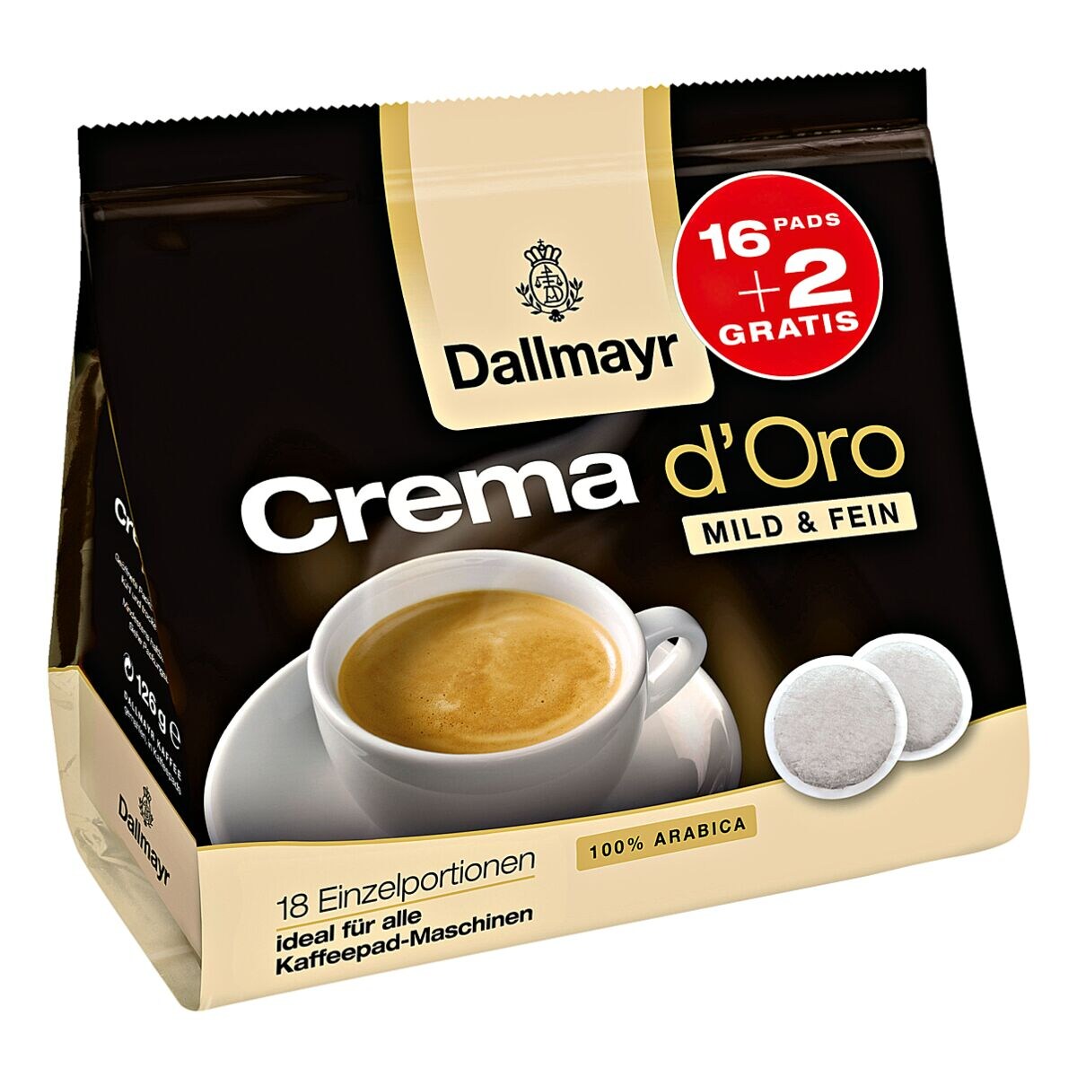 Dallmayr Kaffeepads Crema d'Oro