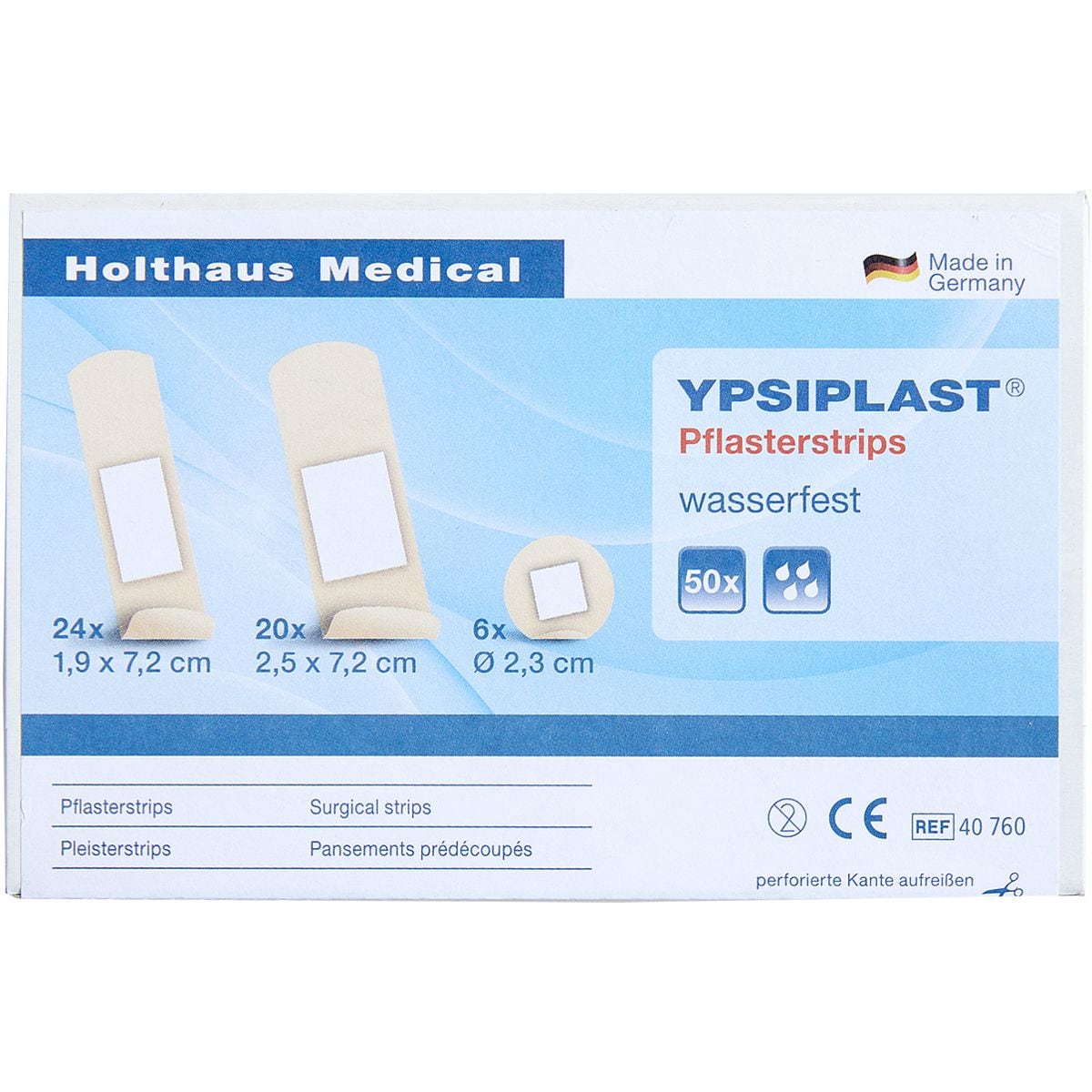 Holthaus Medical YPSIPLAST® Pflasterstrips, wasserfest