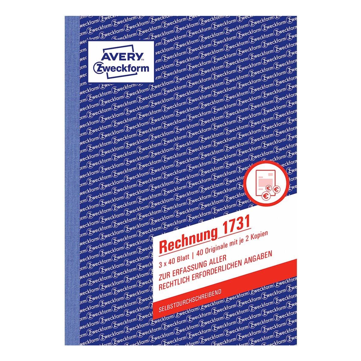 Avery Zweckform Formularbuch »Rechnung« A5, 3-fach, selbstdurchschreibend
