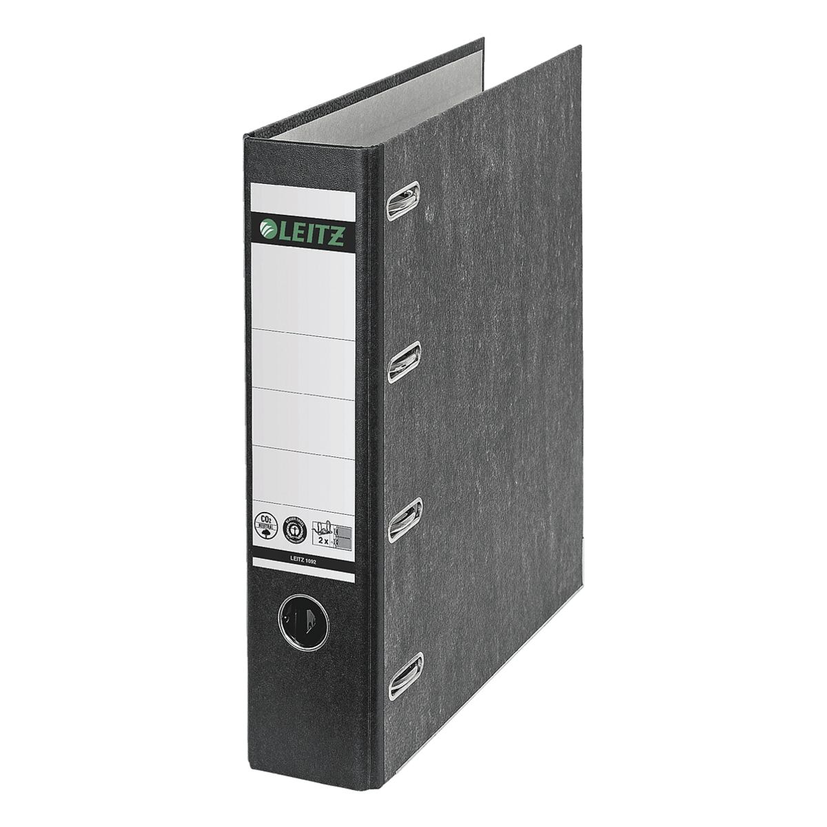 Doppelordner 2x A5 quer LEITZ 1092 breit, Wolkenmarmor