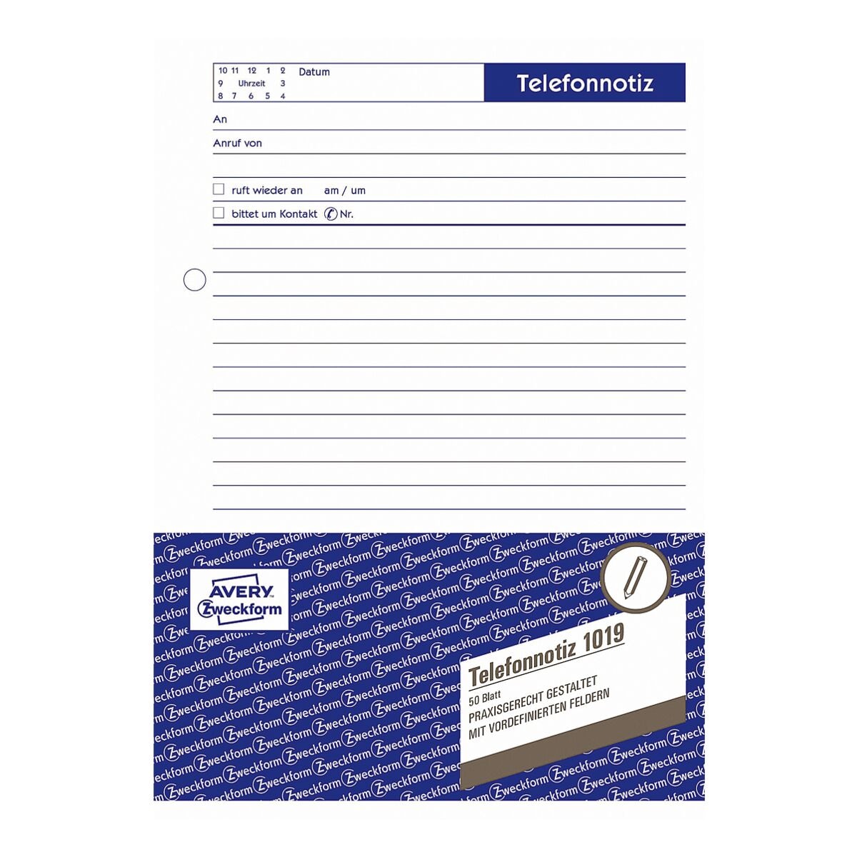 Avery Zweckform Formularvordrucke »Telefonnotiz«