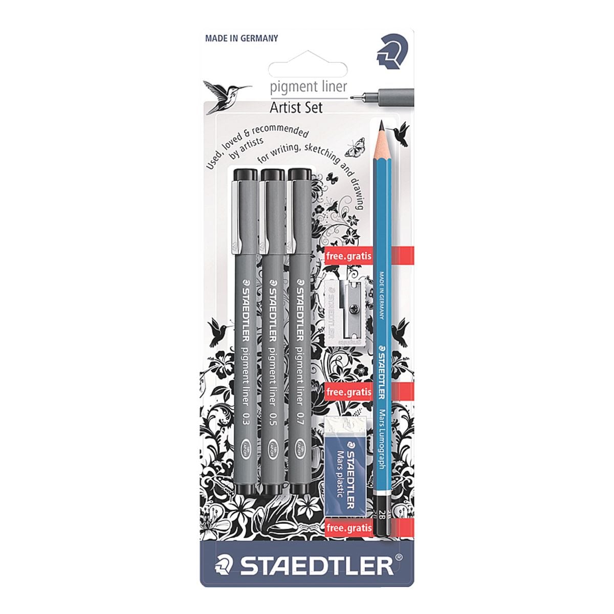 STAEDTLER Pigment Liner 308, 0,3  - 0,7mm (S/F/M)