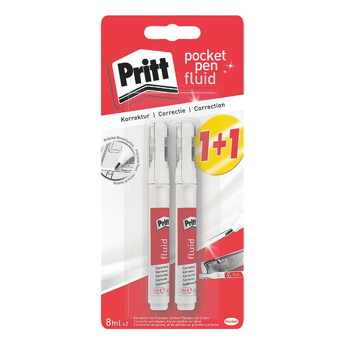 Pritt 2er-Pack Korrekturstifte Pocket Pen