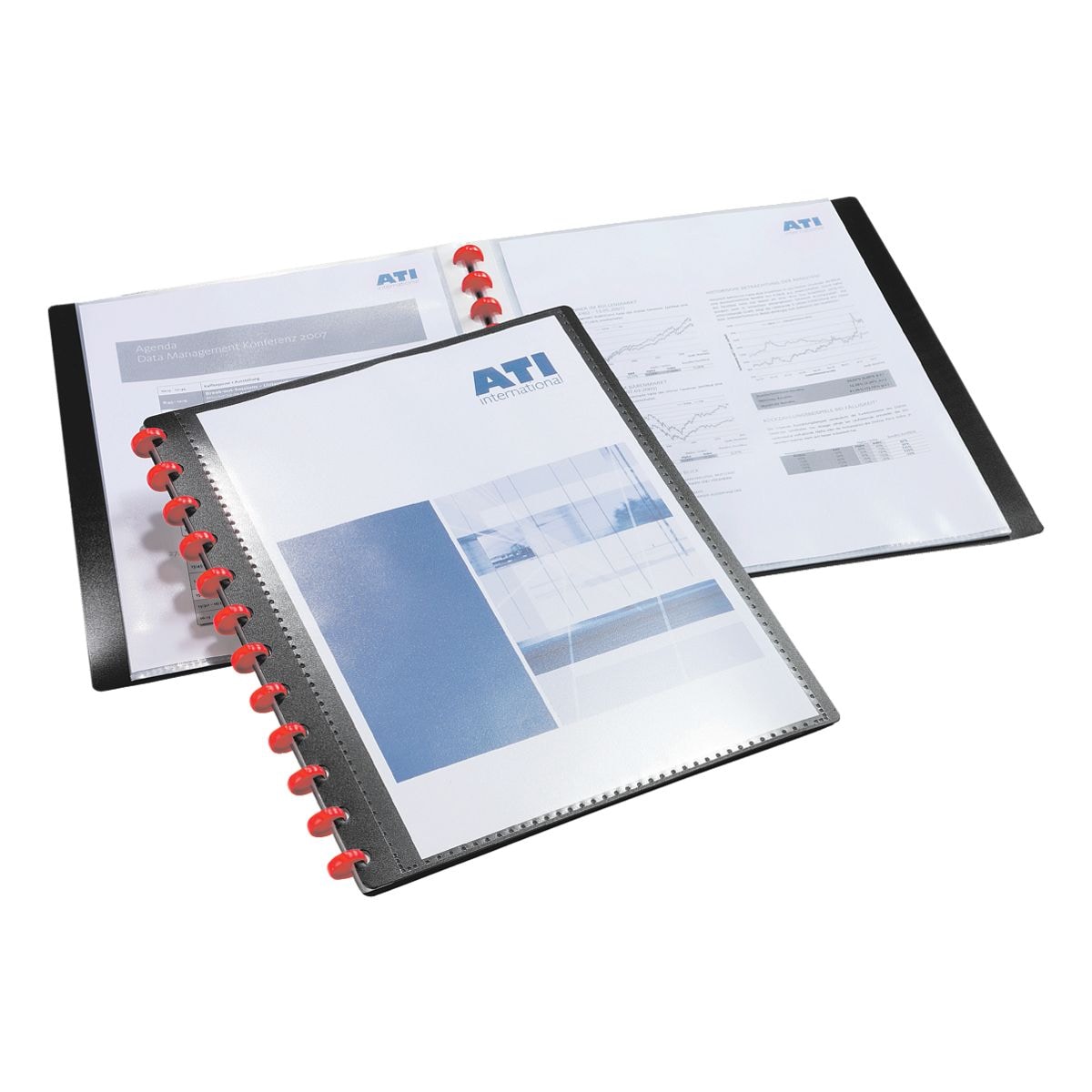 Durable Präsentationsmappe »Duralook Easy Plus« 12 Ringe, A4, Rückenbreite 18 mm