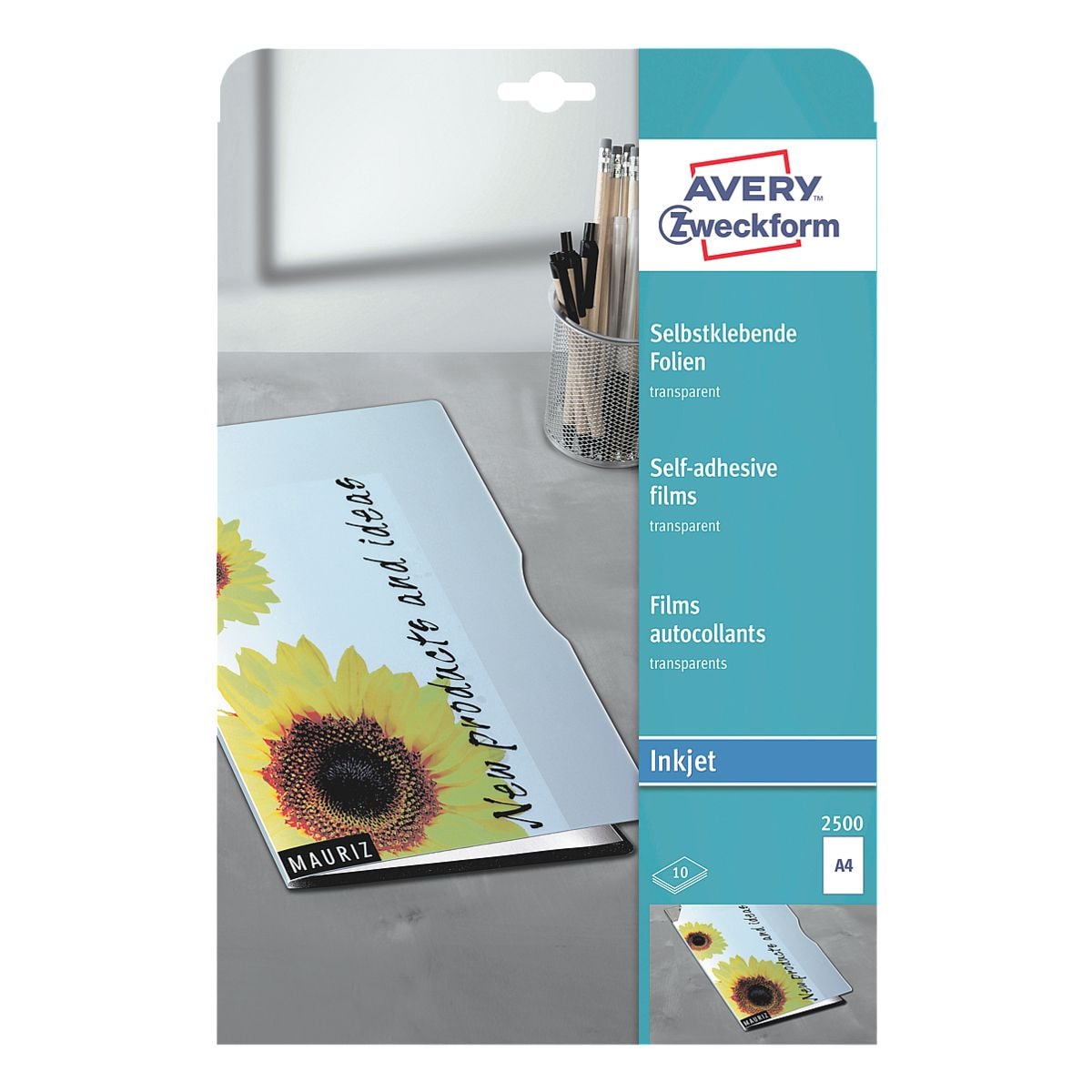 Avery Zweckform Selbstklebende Folien 10 Stück