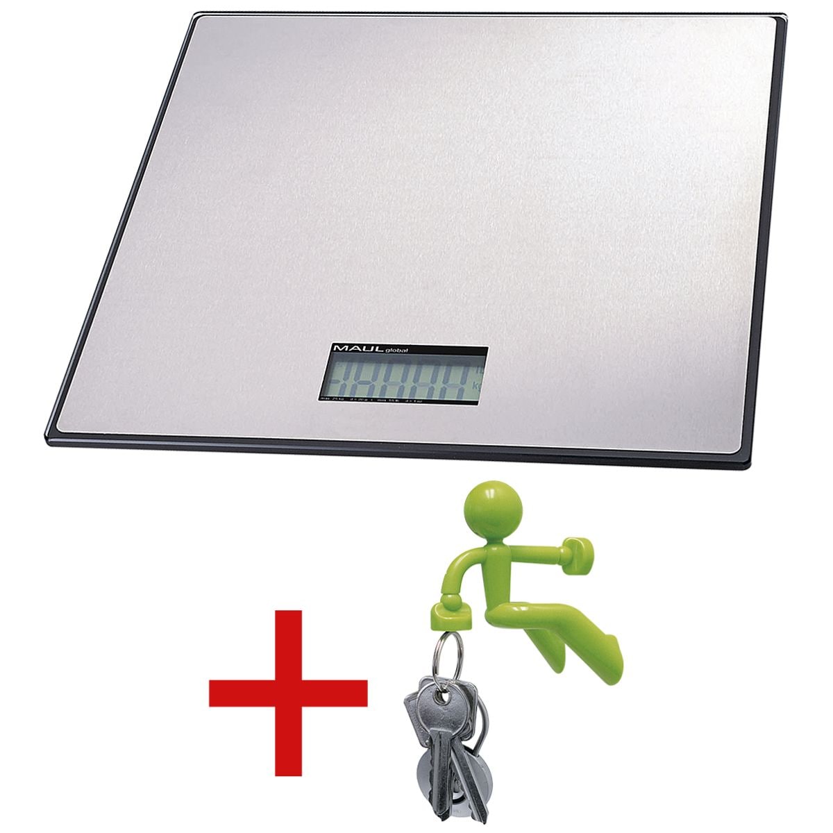MAUL Paketwaage »Global 25 kg« inkl. Magnet »Neodym-Magnet Männchen«
