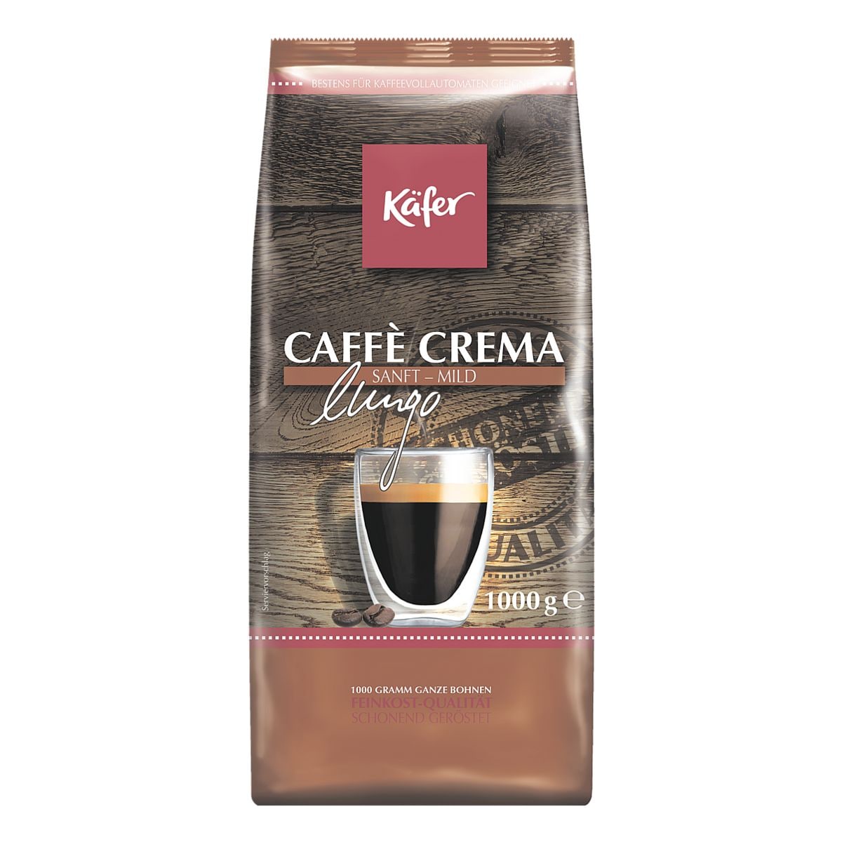 Kfer Kaffee Kaffeebohnen Caff Crema Lungo 1 kg