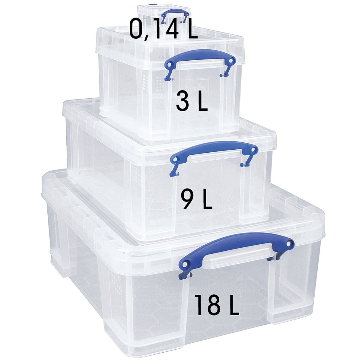 Really Useful Box 4er-Set Ablageboxen