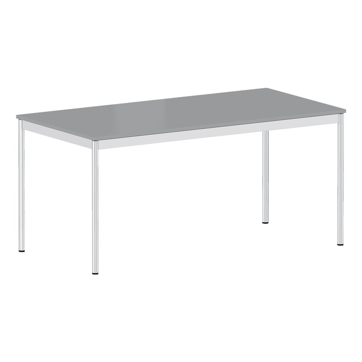 viasit Schreibtisch »System 4« 160 cm, 4-Fuß silber