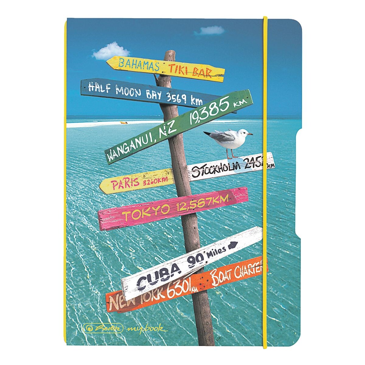 Herlitz Notizbuch Reise A6 kariert
