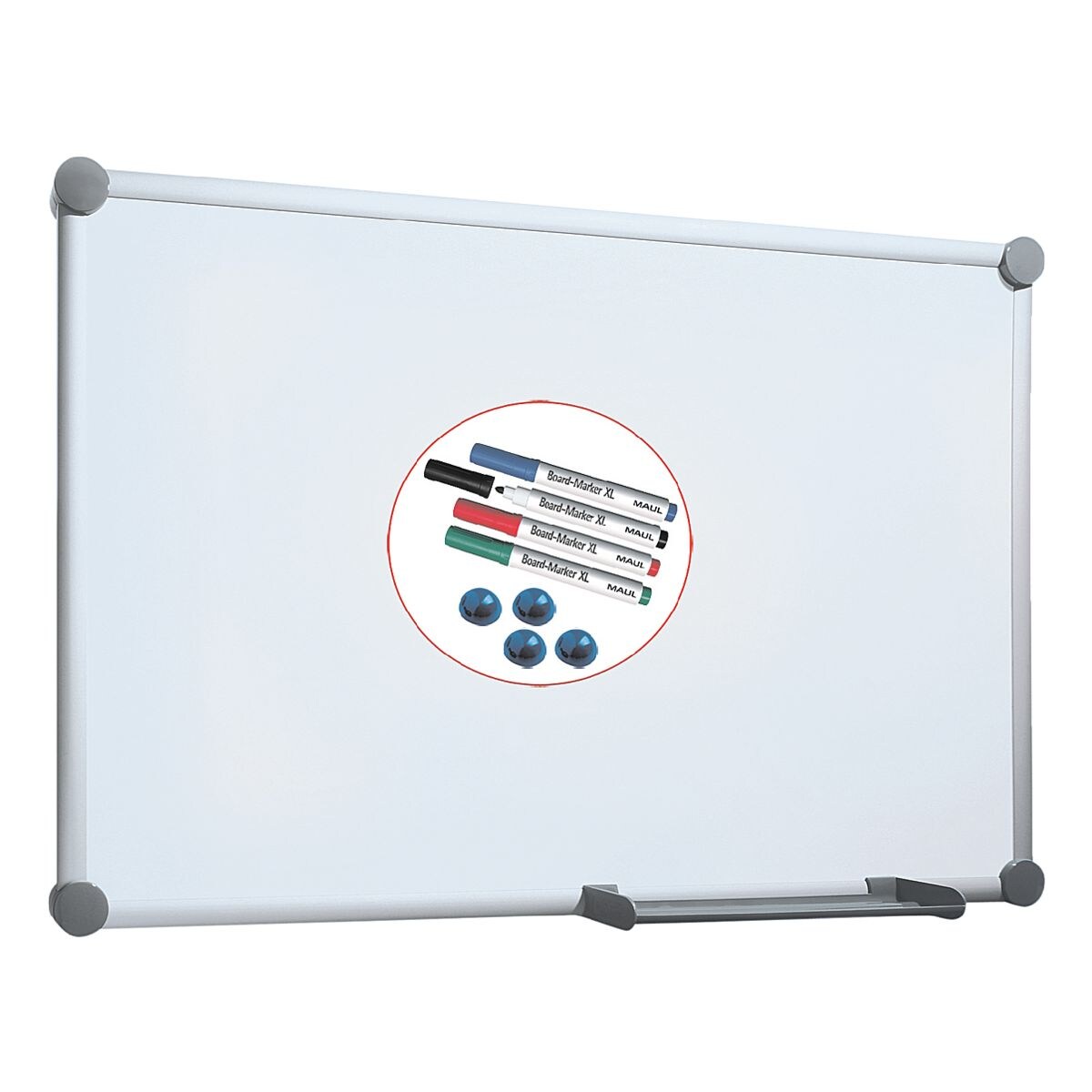 Maul Whiteboard 2000 Maulpro 6304684 kunststoffbeschichtet, 150x100 cm