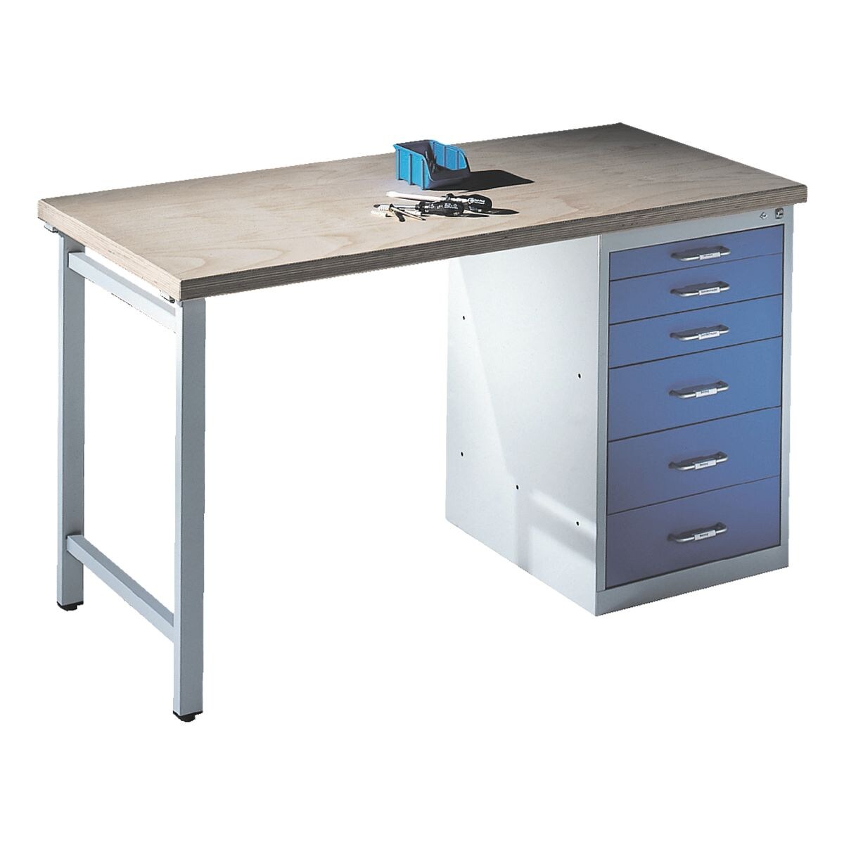 CP Werkbank mit Stand-Schubladenschrank