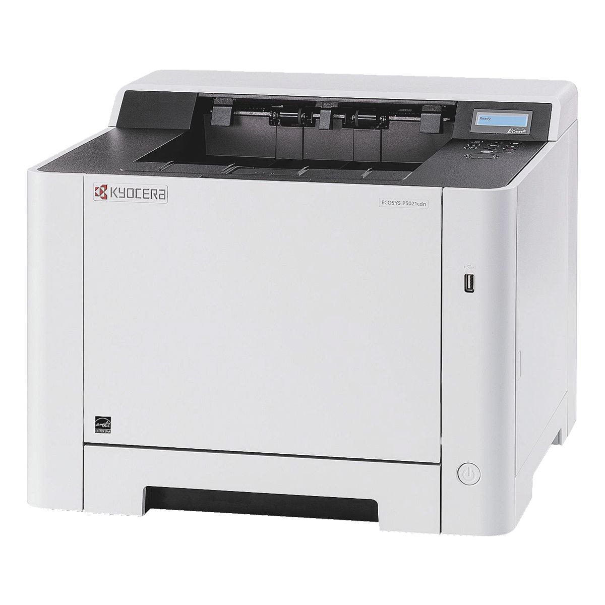 Kyocera ECOSYS P5021cdn Laserdrucker, A4 Farb-Laserdrucker, 1200 x 1200 dpi, mit LAN - 3 Jahre KYOlife Herstellergarantie