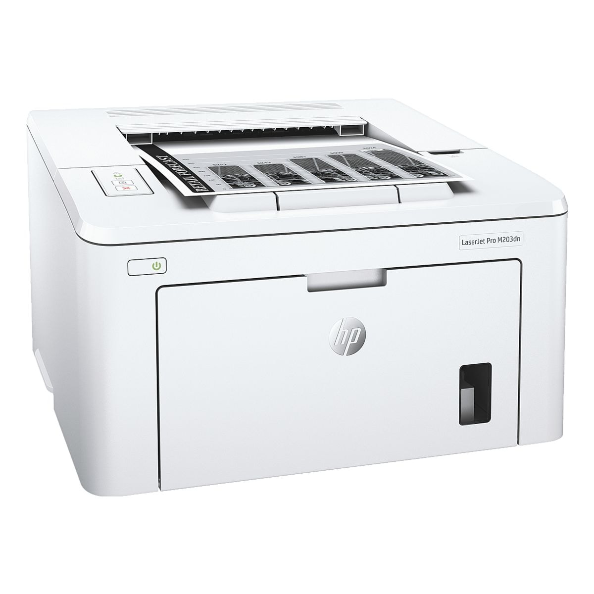 HP Laserdrucker LaserJet Pro M203dn, A4 schwarz weiß Laserdrucker, 1200 x 1200 dpi, mit LAN
