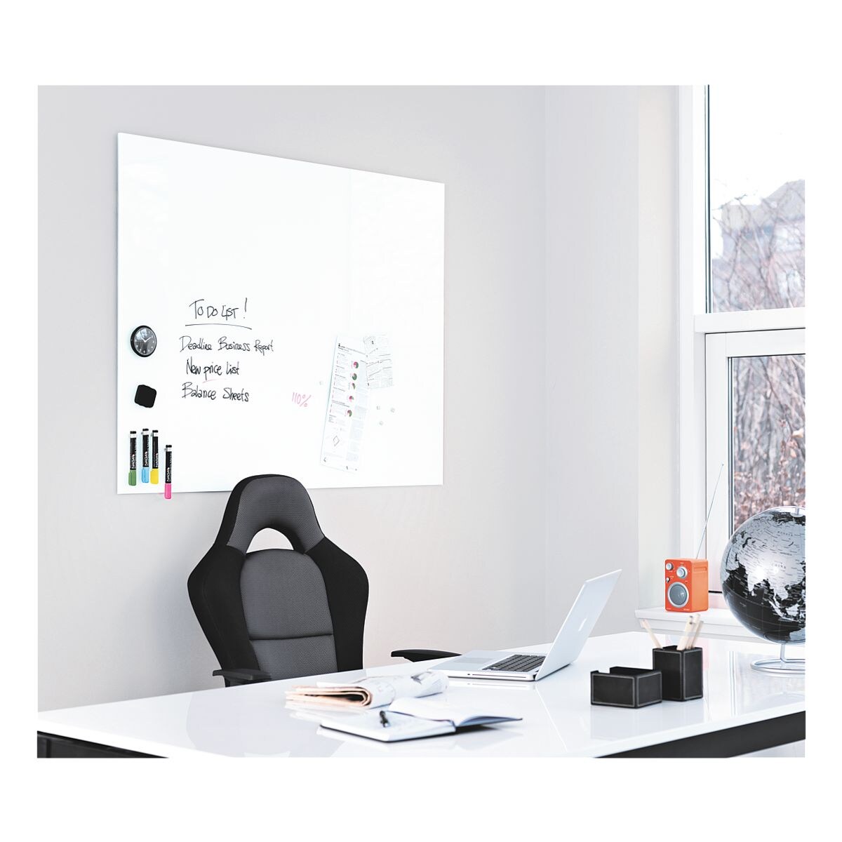 Franken GlasWhiteboard GTL12012009, 120x120 cm, Bei OTTO Office