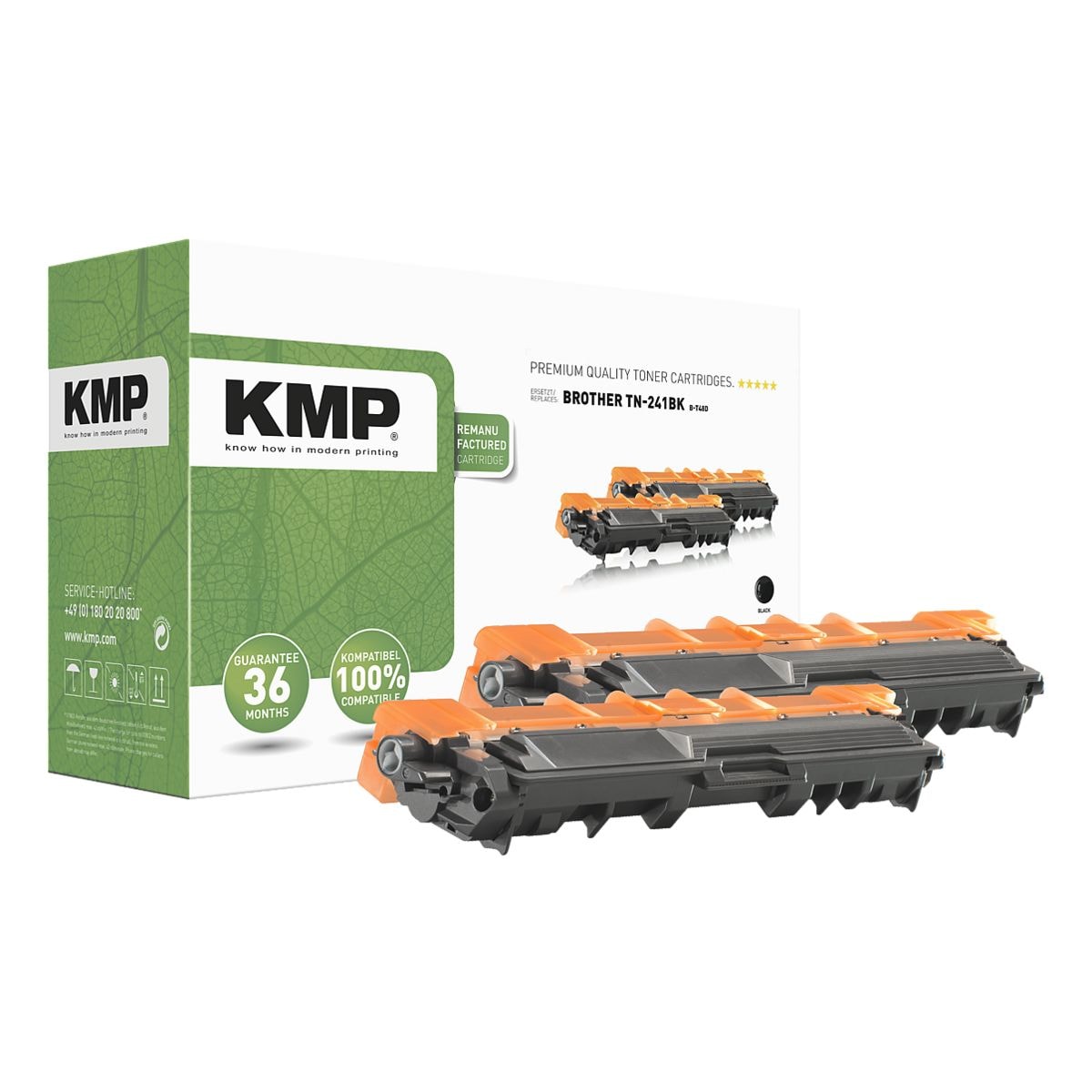KMP 2er-Pack Toner ersetzt Brother »TN-241BK«