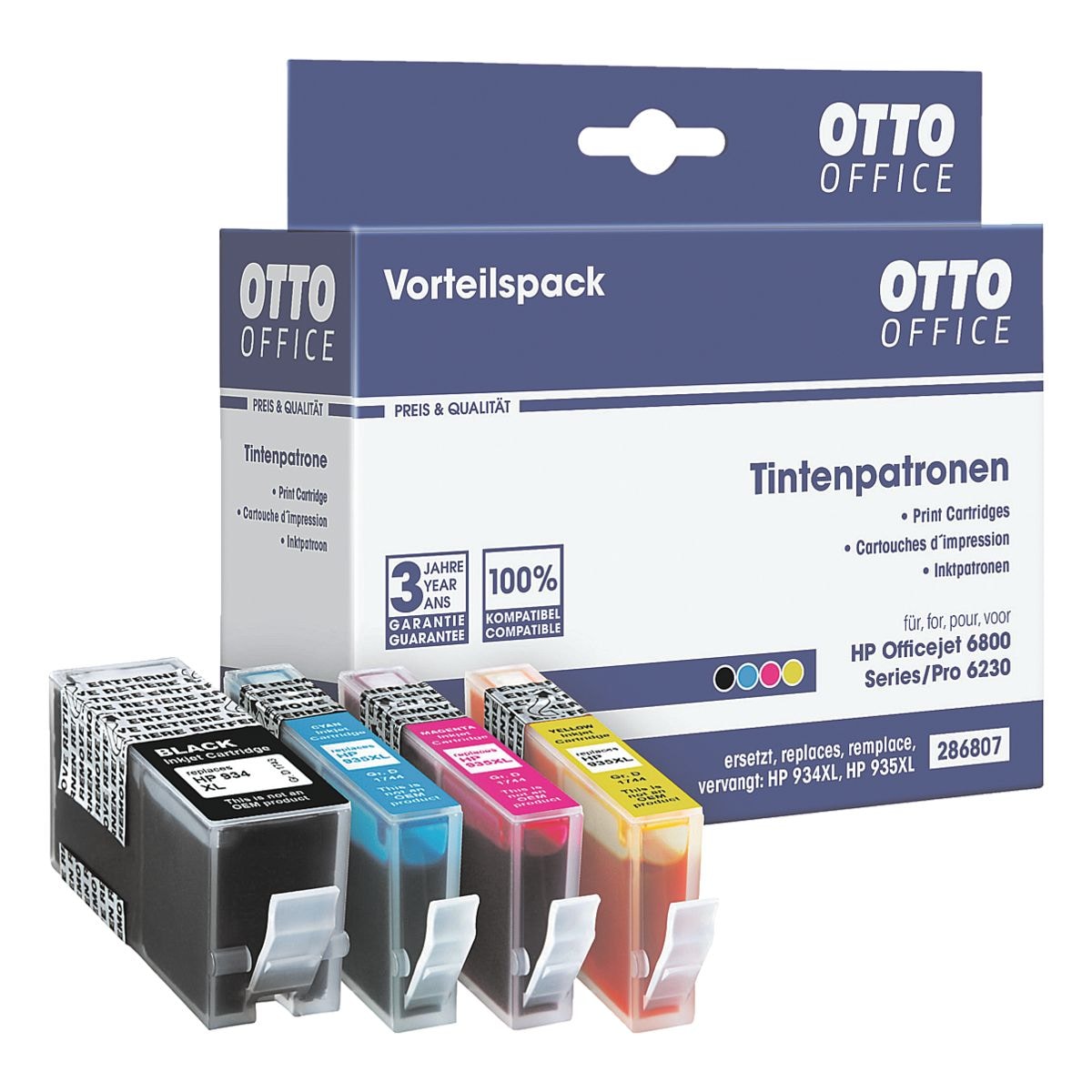 OTTO Office Tintenpatronen-Set ersetzt Hewlett Packards 934 XL / 935 XL