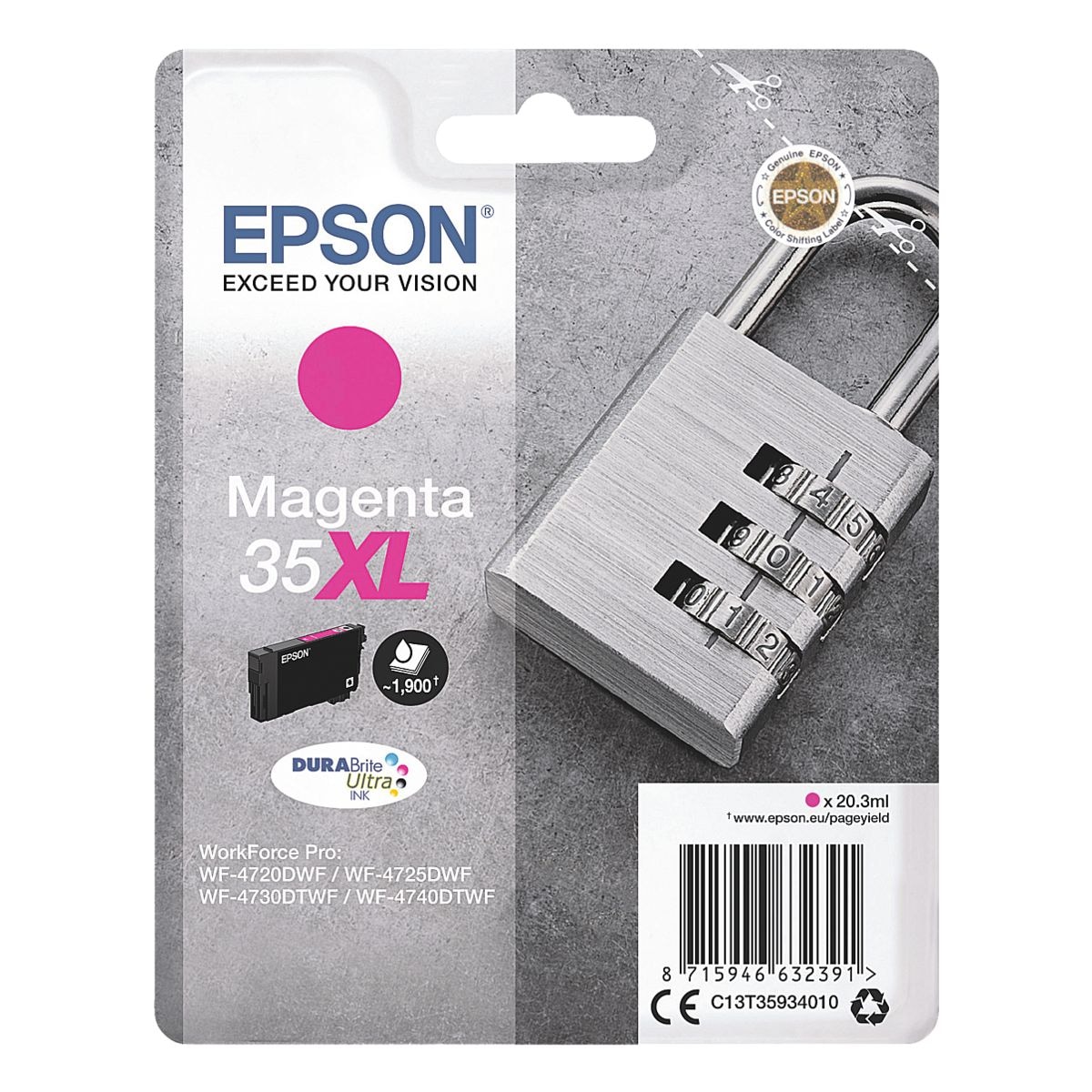 Epson Tintenpatrone 35XL - magenta