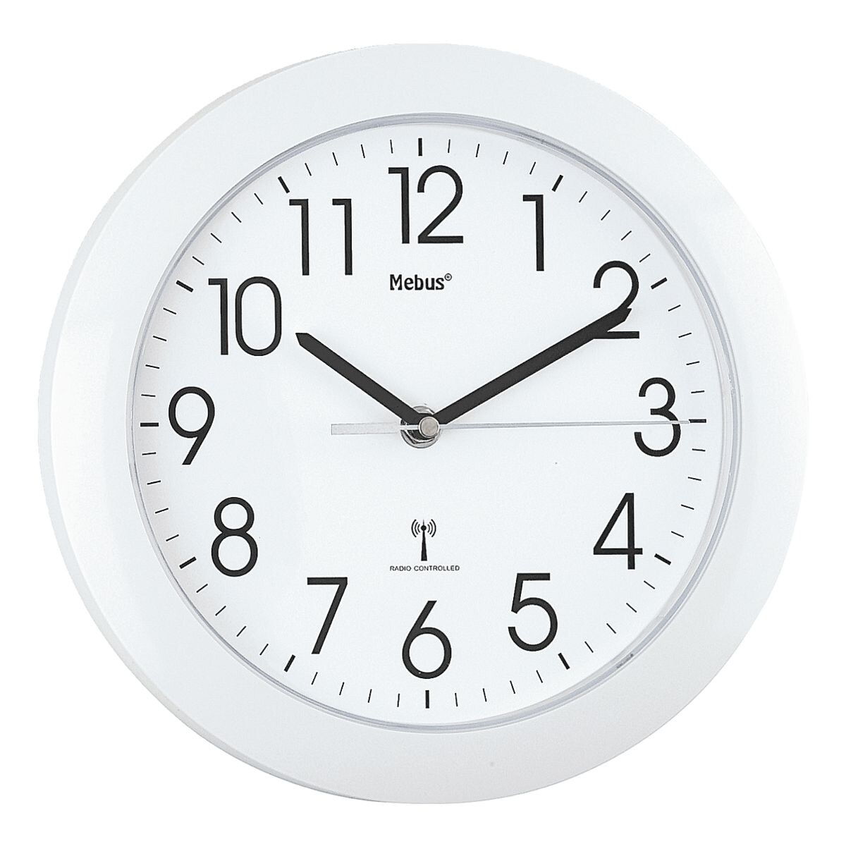 Mebus Funk-Wanduhr 52449 Ø 25,5 cm