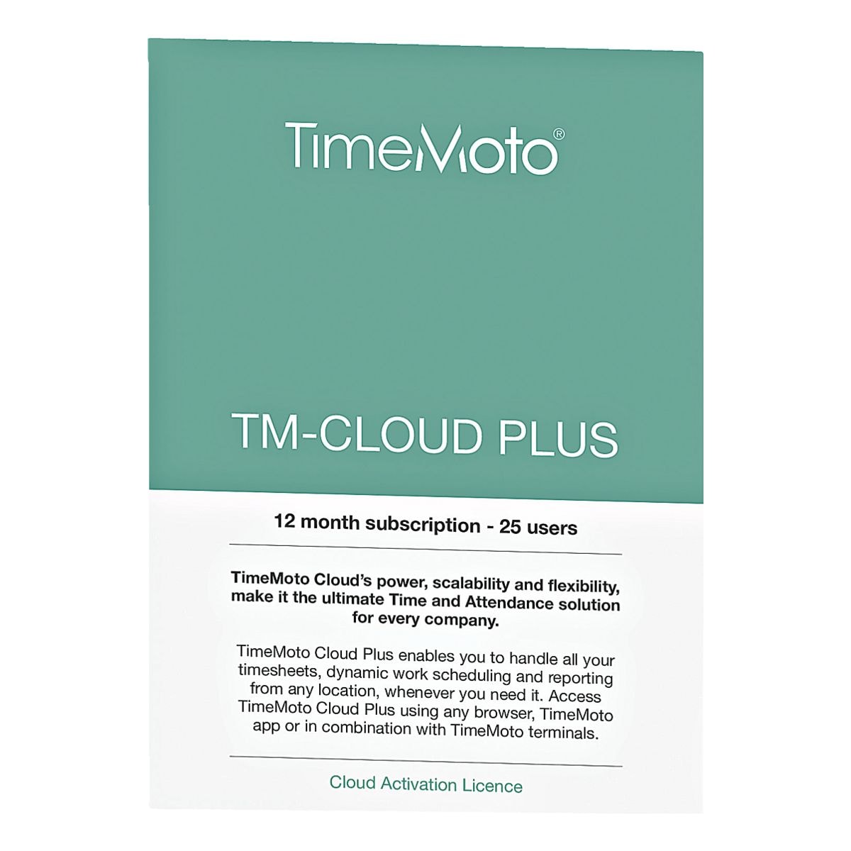 TimeMoto Zeiterfassungssoftware »TM-Cloud Plus«