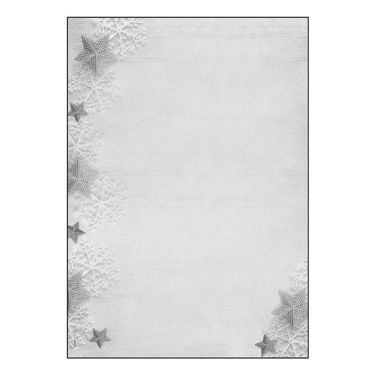 Sigel Weihnachts-Motivpapier »Frozen Stars«