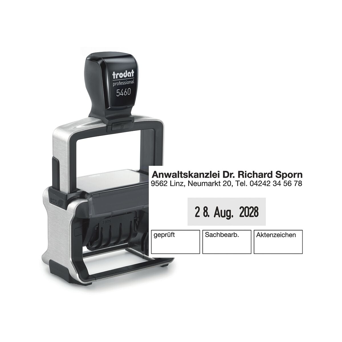 Trodat Datumsstempel mit Text »5460 Professional 4.0«