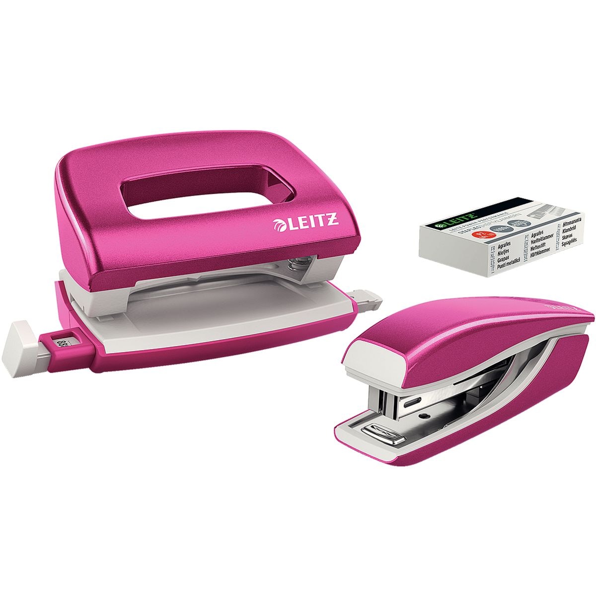 Leitz Locher-Tacker-Büroset »NeXXt WOW Mini 5561«