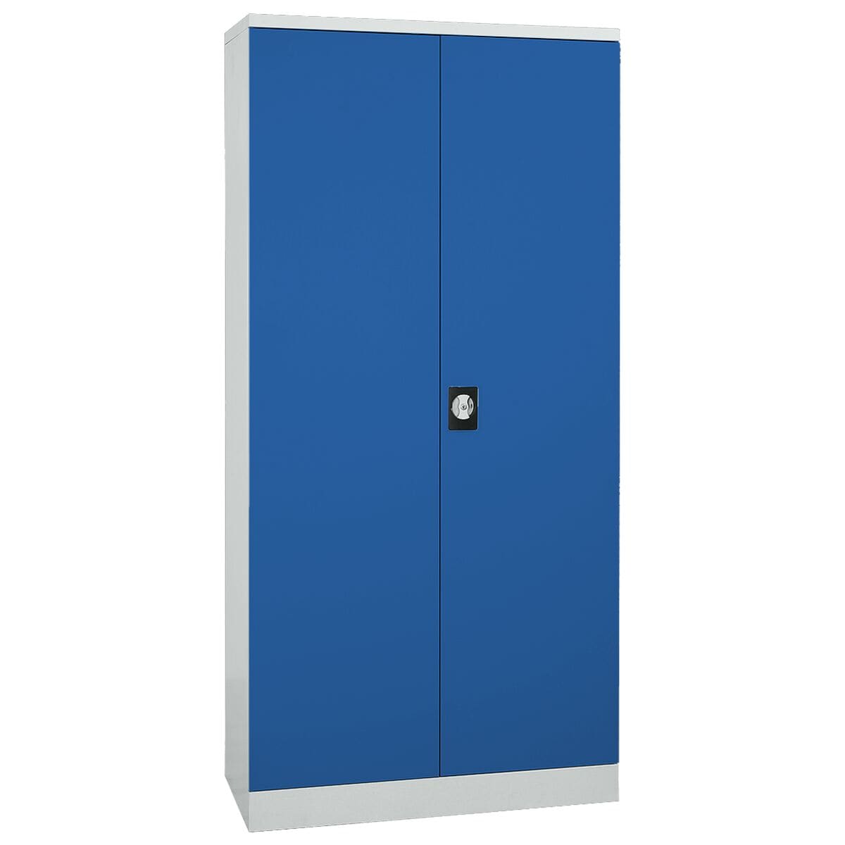 Gürkan Stahlschrank blau abschließbar, 92 x 195 cm, Flügeltür